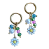 Flower power oorbellen 
